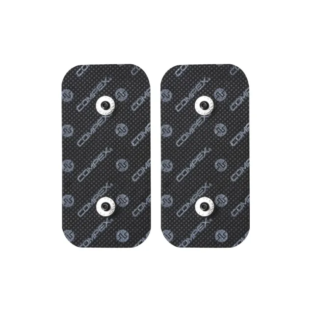Compex ηλεκτρόδια 50x100mm 2 snaps ορθογώνια