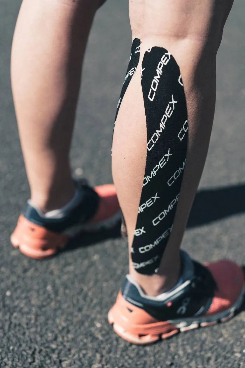 Compex Kinesiology Tape ελαστική ταινία 1 ρολό μαύρο