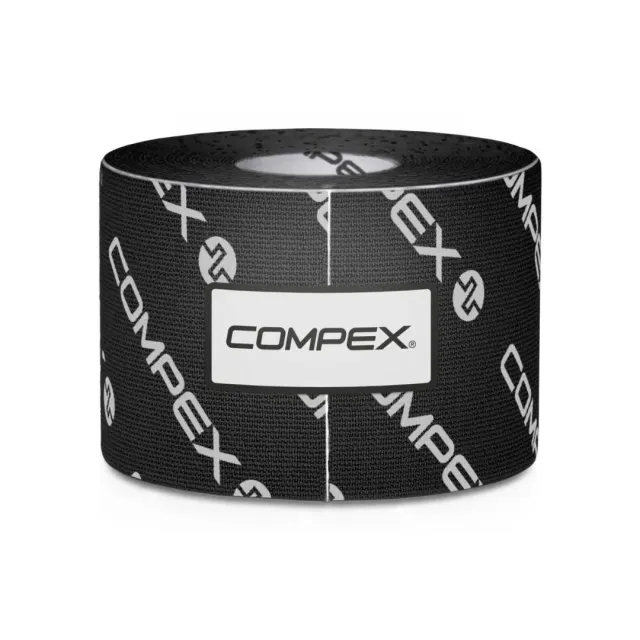 Compex Kinesiology Tape ελαστική ταινία 1 ρολό μαύρο