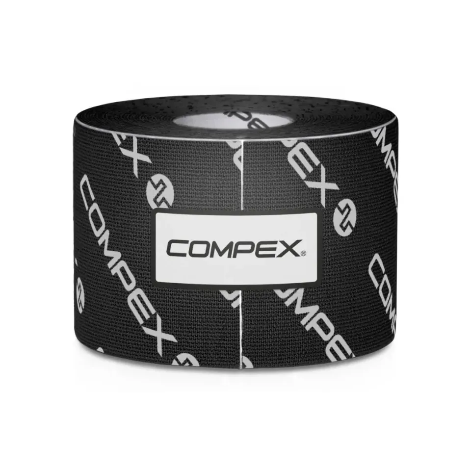 Compex Kinesiology Tape ελαστική ταινία 1 ρολό μαύρο