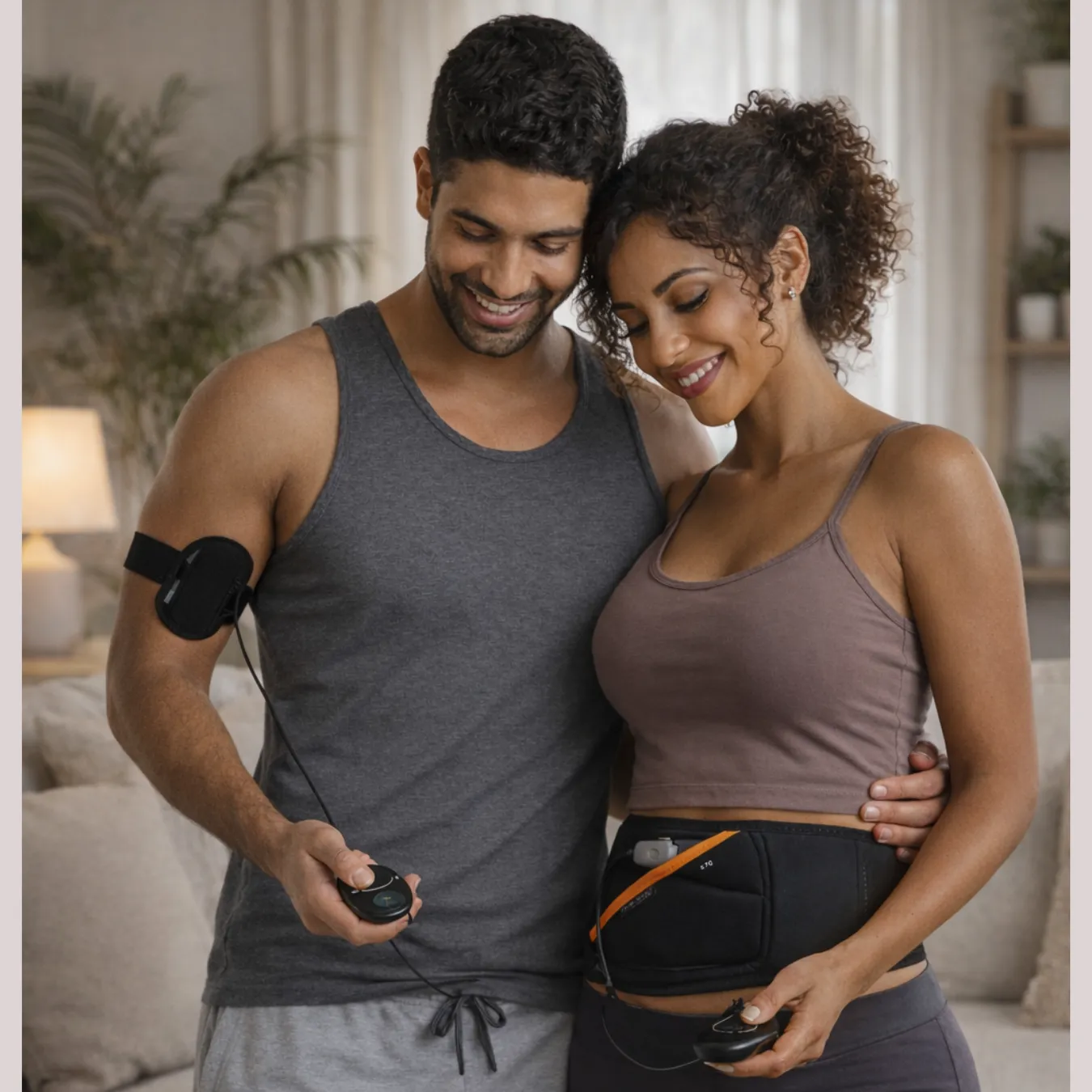 Slendertone Abs7 & Arms Men σετ ζώνης και μανικιών