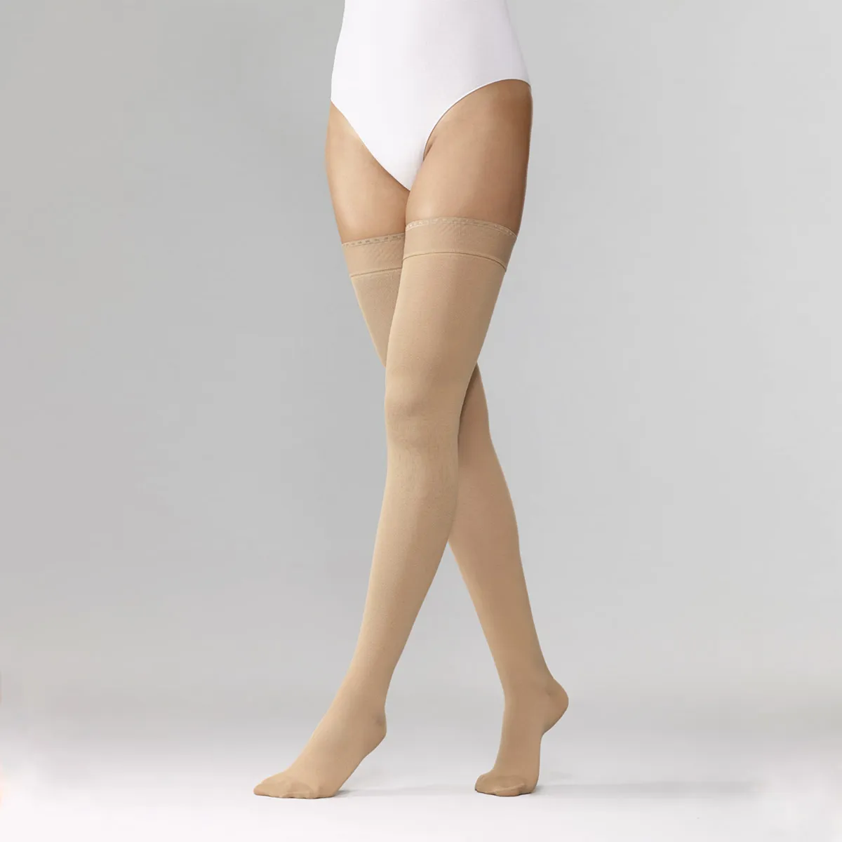 Varisan Fashion κάλτσα μηρού με σιλικόνη διαφανής microfibre