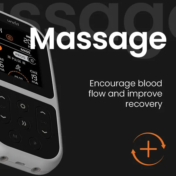 TensCare Unifit συσκευή TENS EMS μασάζ 3 σε 1