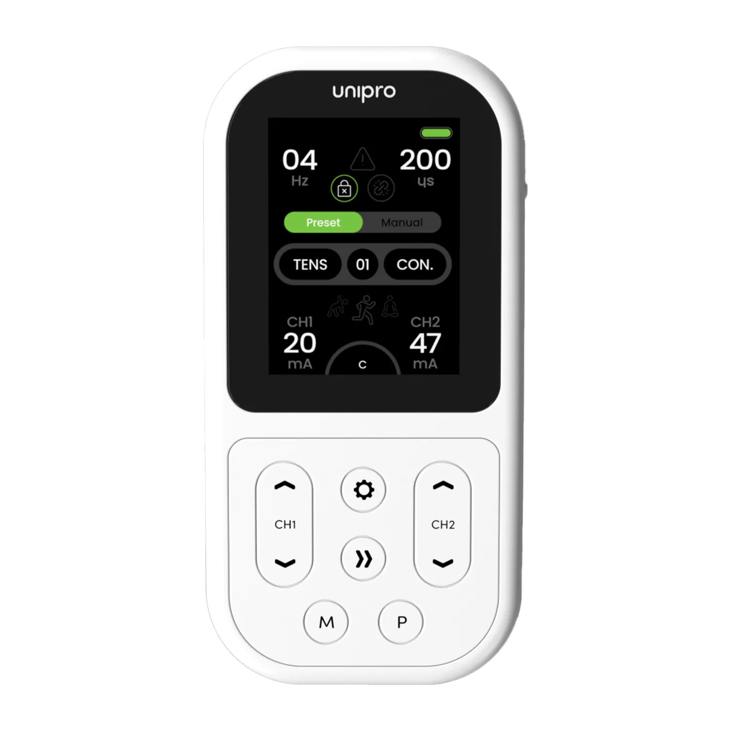 Tenscare Unipro συσκευή φυσικοθεραπείας TENS EMS 4 σε 1