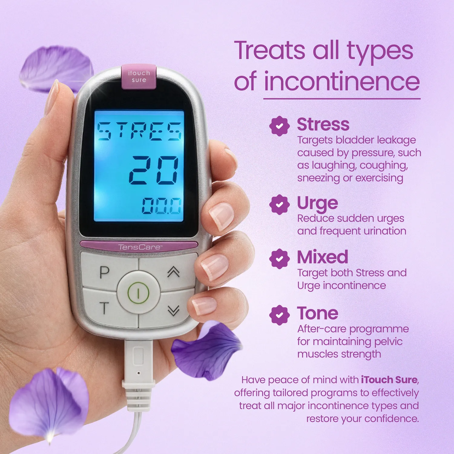 TensCare iTouch Sure συσκευή πυελικού κολπική