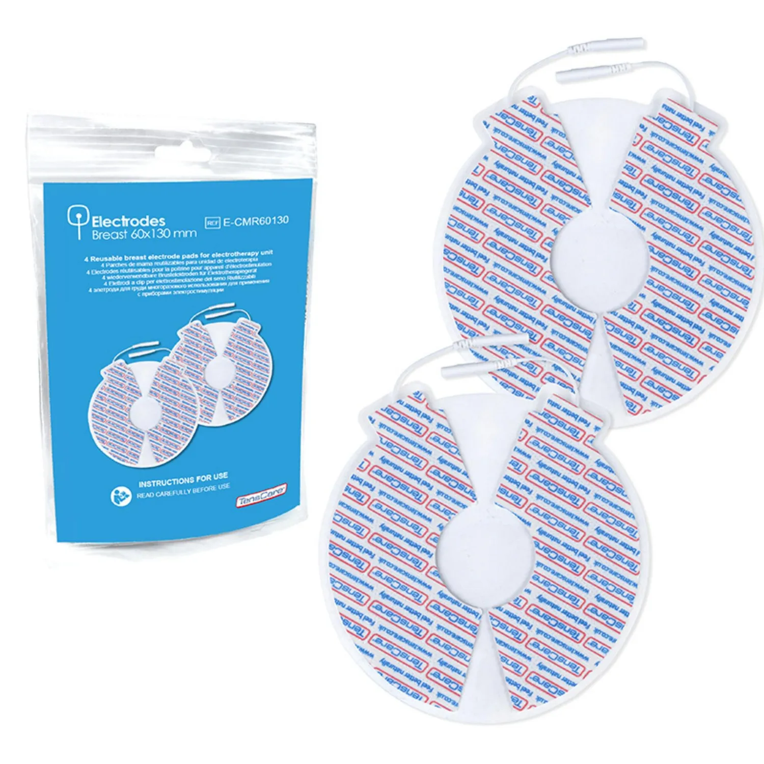 TensCare Breast Ηλεκτρόδια Στήθους 60x130 4 Τεμ