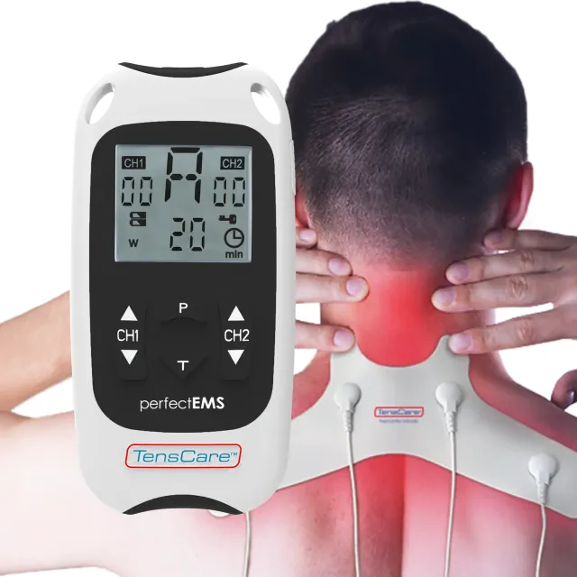 TensCare Perfect EMS διεγέρτης μυών με ηλεκτρόδια αυχένα