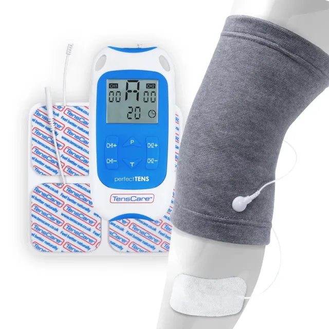 TensCare Perfect TENS συσκευή πόνου + KneeStim γόνατο