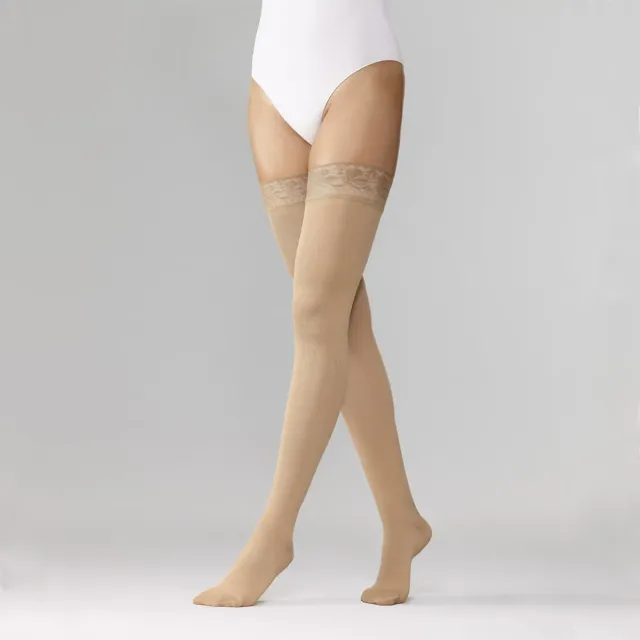 Varisan Fashion κάλτσα μηρού με σιλικόνη διαφανής microfibre