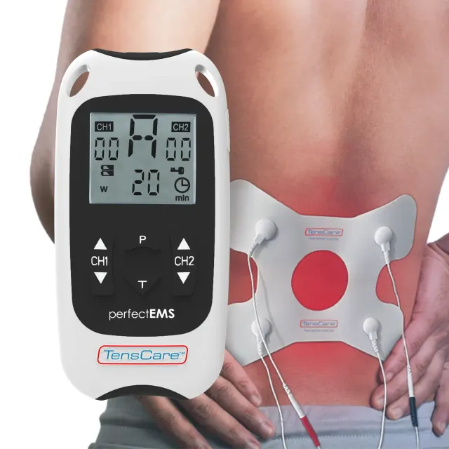 TensCare Perfect EMS συσκευή μυών με ηλεκτρόδια πλάτης