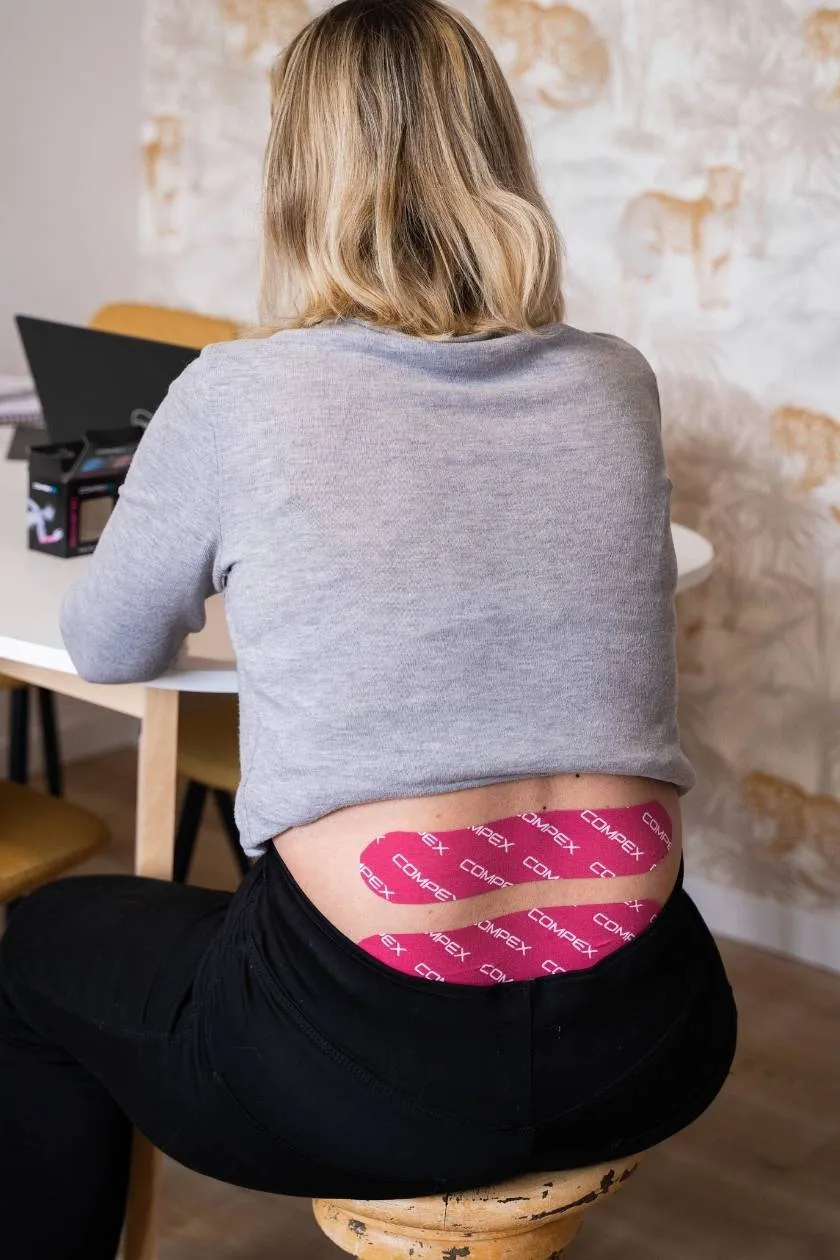 Compex Kinesiology Tape ελαστική ταινία 1 ρολό μαύρο